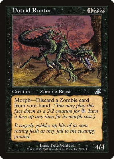 Putrid Raptor Scourge Magic card
