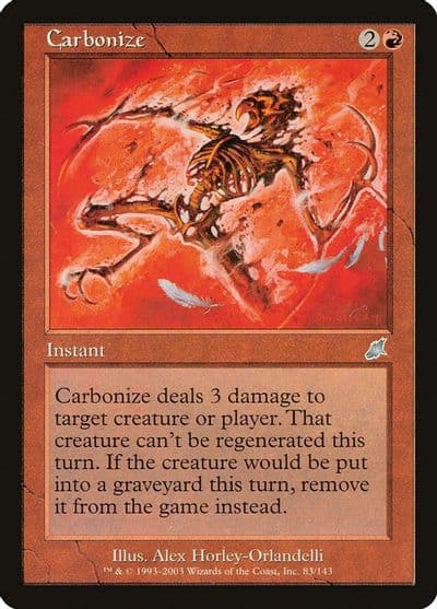 Carbonize Scourge Magic card