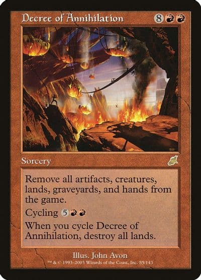 Decree of Annihilation Scourge Magic card