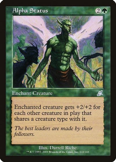 Alpha Status Scourge Magic card