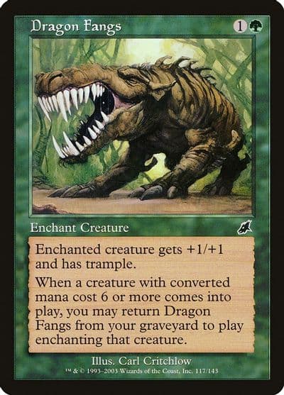 Dragon Fangs Scourge Magic card