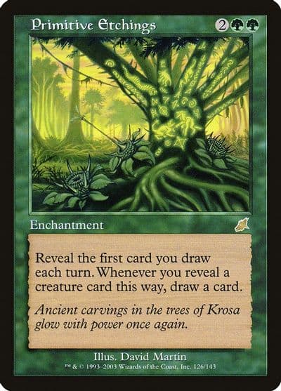Primitive Etchings Scourge Magic card