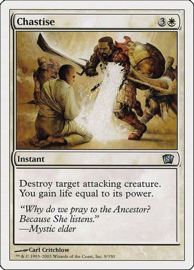 Chastise 8th Edition Magic card