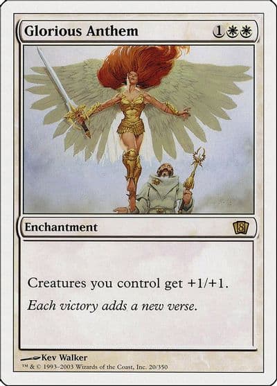 Glorious Anthem 8th Edition Magic card