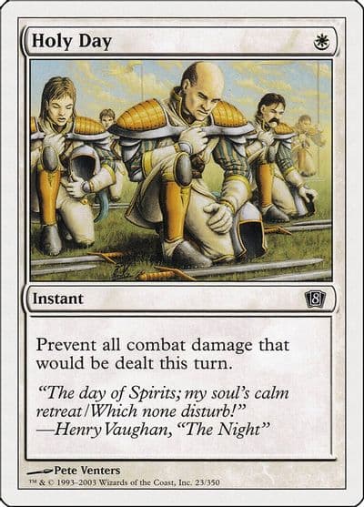 Holy Day 8th Edition Magic card
