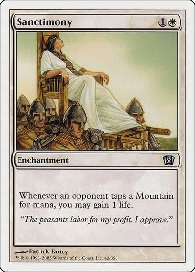 Sanctimony 8th Edition Magic card
