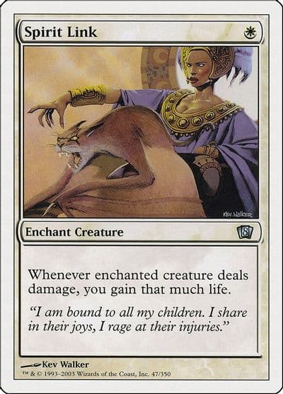 Spirit Link 8th Edition Magic card