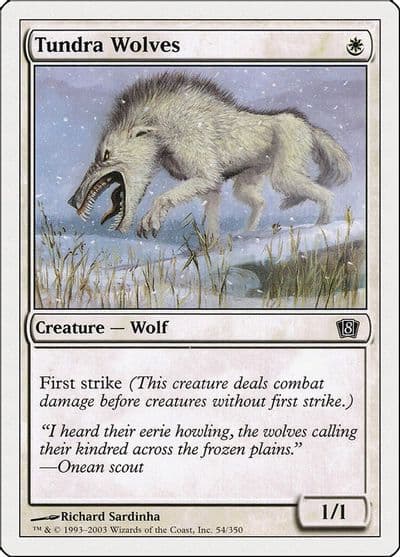 Tundra Wolves 8th Edition Magic card