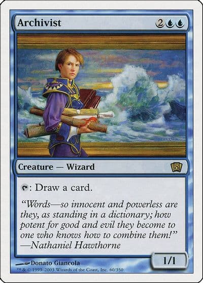 Archivist 8th Edition Magic card