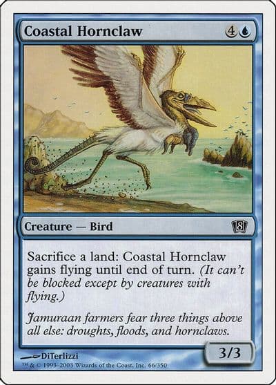 Coastal Hornclaw 8th Edition Magic card