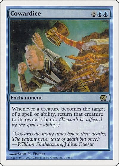 Cowardice 8th Edition Magic card
