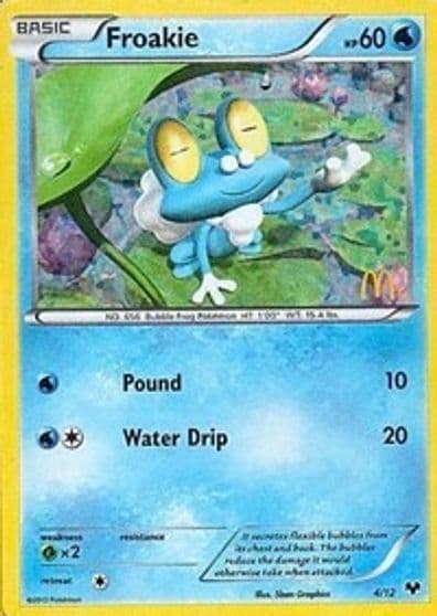Froakie McDonald's Promos 2014 Pokemon card