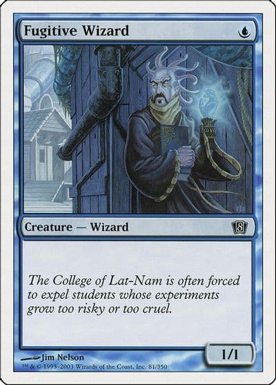 Fugitive Wizard 8th Edition Magic card