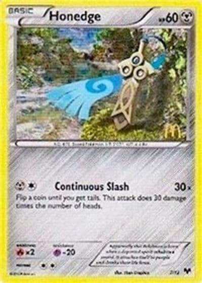 Honedge McDonald's Promos 2014 Pokemon card