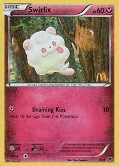 Swirlix McDonald's Promos 2014 Pokemon card