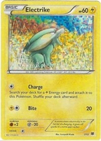 Electrike McDonald's Promos 2015 Pokemon card