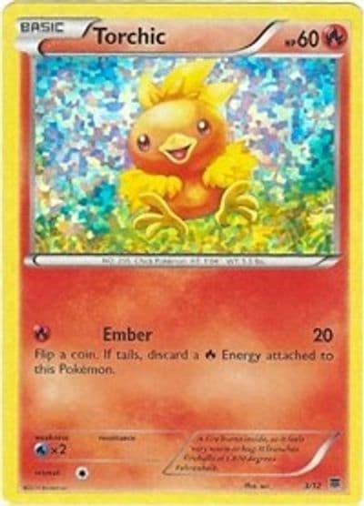 Torchic McDonald's Promos 2015 Pokemon card