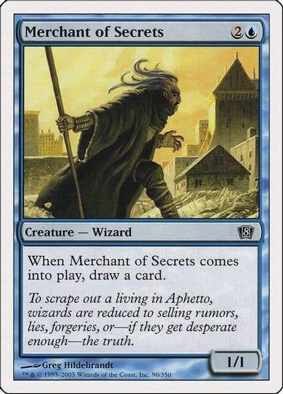 Merchant of Secrets 8th Edition Magic card