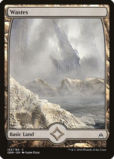 Wastes 183 Full Art Oath of the Gatewatch Magic card