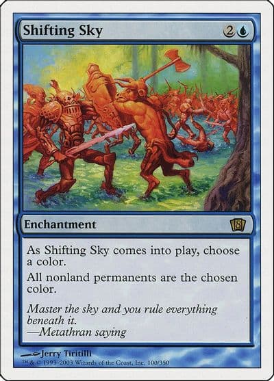 Shifting Sky 8th Edition Magic card