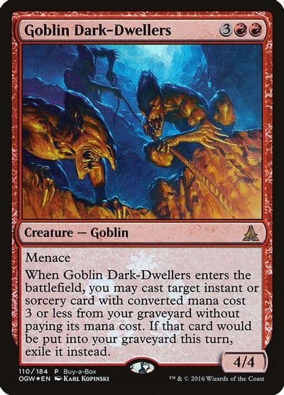 Goblin Dark Dwellers Buy-A-Box Promos Magic card
