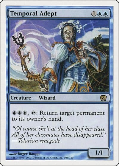 Temporal Adept 8th Edition Magic card