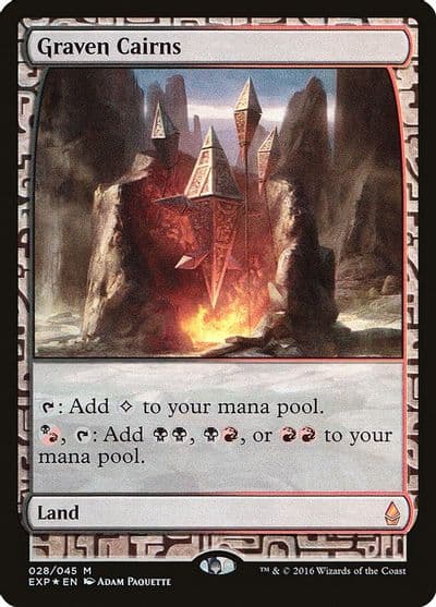 Graven Cairns Zendikar Expeditions Magic card
