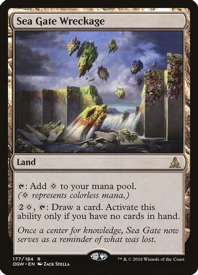 Sea Gate Wreckage Oath of the Gatewatch Magic card
