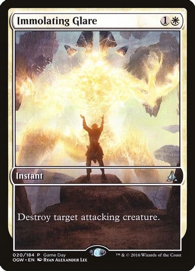 Immolating Glare Game Day & Store Championship Promos Magic card