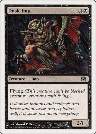 Dusk Imp 8th Edition Magic card