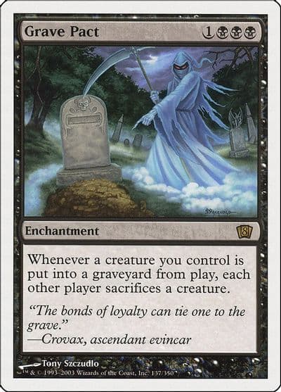 Grave Pact 8th Edition Magic card