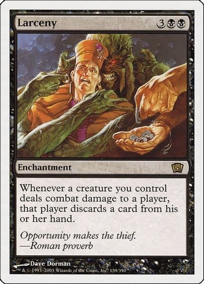 Larceny 8th Edition Magic card