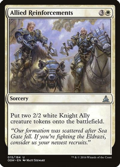 Allied Reinforcements Oath of the Gatewatch Magic card