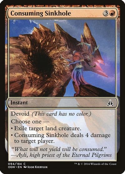 Consuming Sinkhole Oath of the Gatewatch Magic card