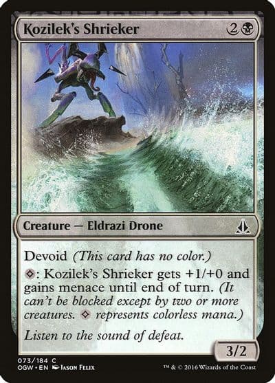 Kozileks Shrieker Oath of the Gatewatch Magic card