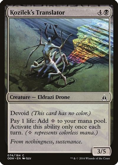 Kozileks Translator Oath of the Gatewatch Magic card