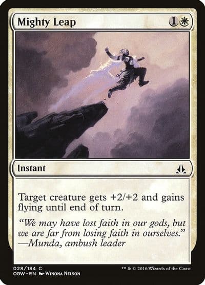 Mighty Leap Oath of the Gatewatch Magic card