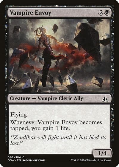 Vampire Envoy Oath of the Gatewatch Magic card