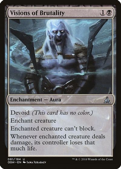 Visions of Brutality Oath of the Gatewatch Magic card