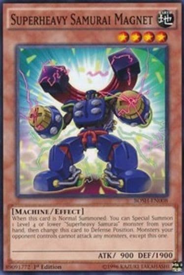 Superheavy Samurai Magnet Breakers of Shadow Yu-Gi-Oh! card