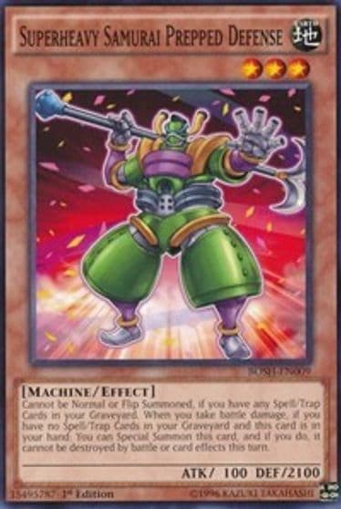 Superheavy Samurai Prepped Defense Breakers of Shadow Yu-Gi-Oh! card