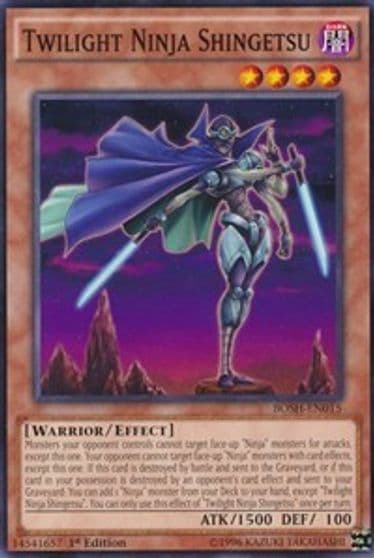 Twilight Ninja Shingetsu Breakers of Shadow Yu-Gi-Oh! card