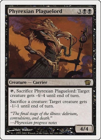 Phyrexian Plaguelord 8th Edition Magic card