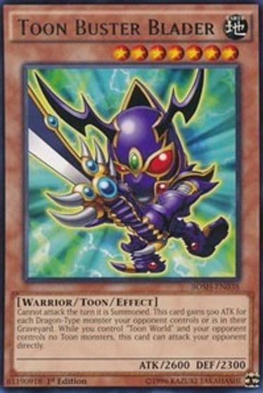Toon Buster Blader Breakers of Shadow Yu-Gi-Oh! card