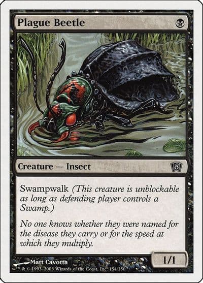 Plague Beetle 8th Edition Magic card