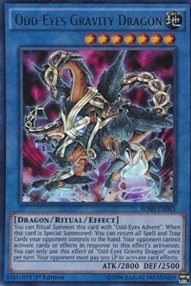Odd Eyes Gravity Dragon Breakers of Shadow Yu-Gi-Oh! card