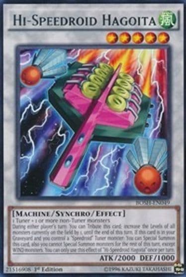 Hi Speedroid Hagoita Breakers of Shadow Yu-Gi-Oh! card