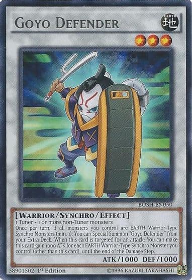 Goyo Defender Breakers of Shadow Yu-Gi-Oh! card
