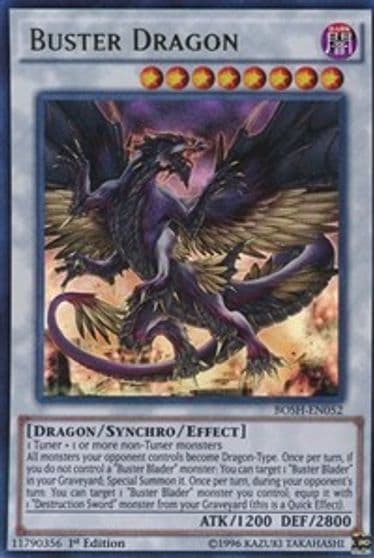 Buster Dragon Breakers of Shadow Yu-Gi-Oh! card