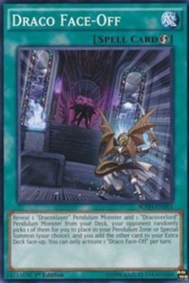Draco Face Off Breakers of Shadow Yu-Gi-Oh! card